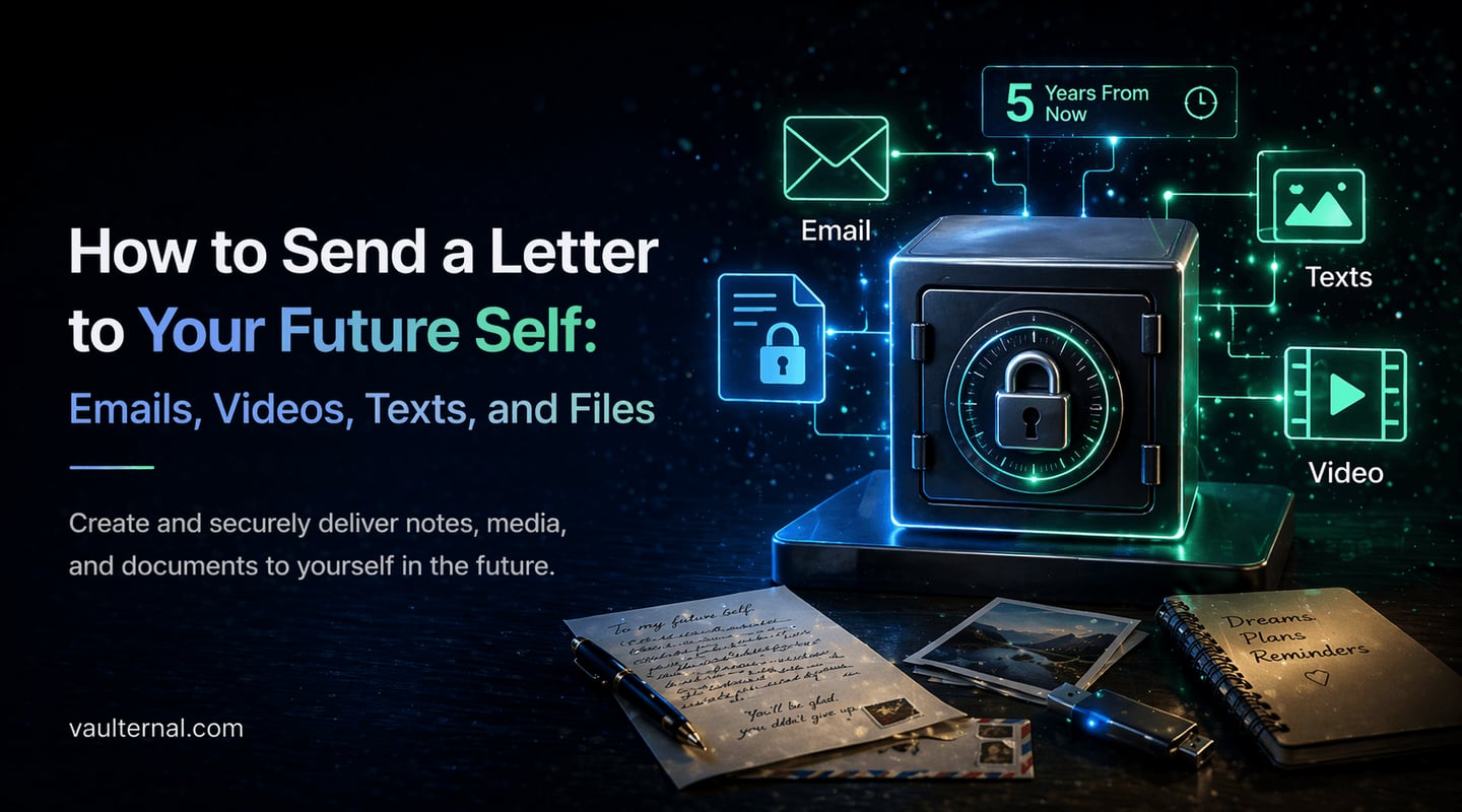 How to Send a Letter to Your Future Self: Emails, Videos, Texts, and Files