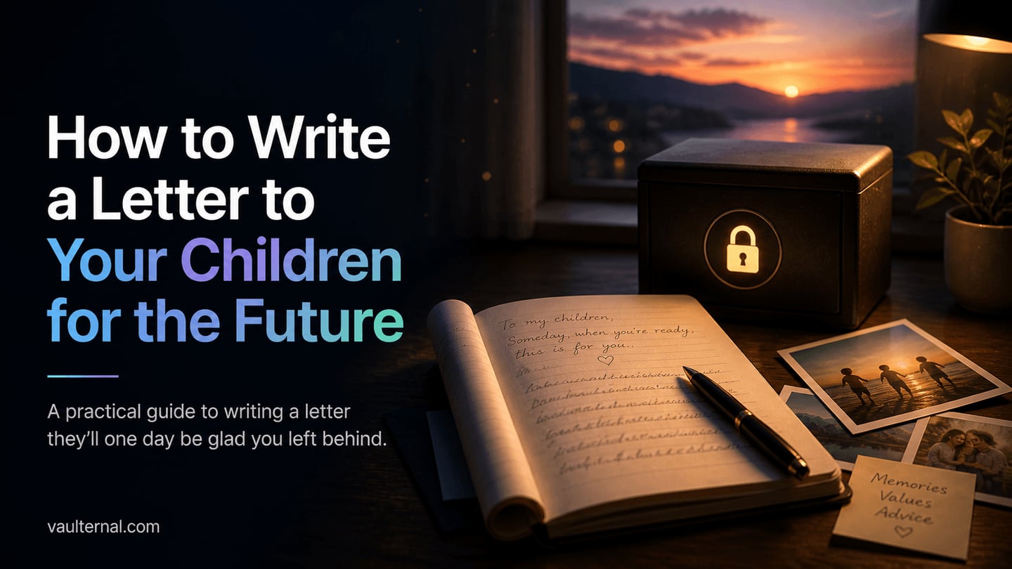 How to Write a Letter to Your Children for the Future