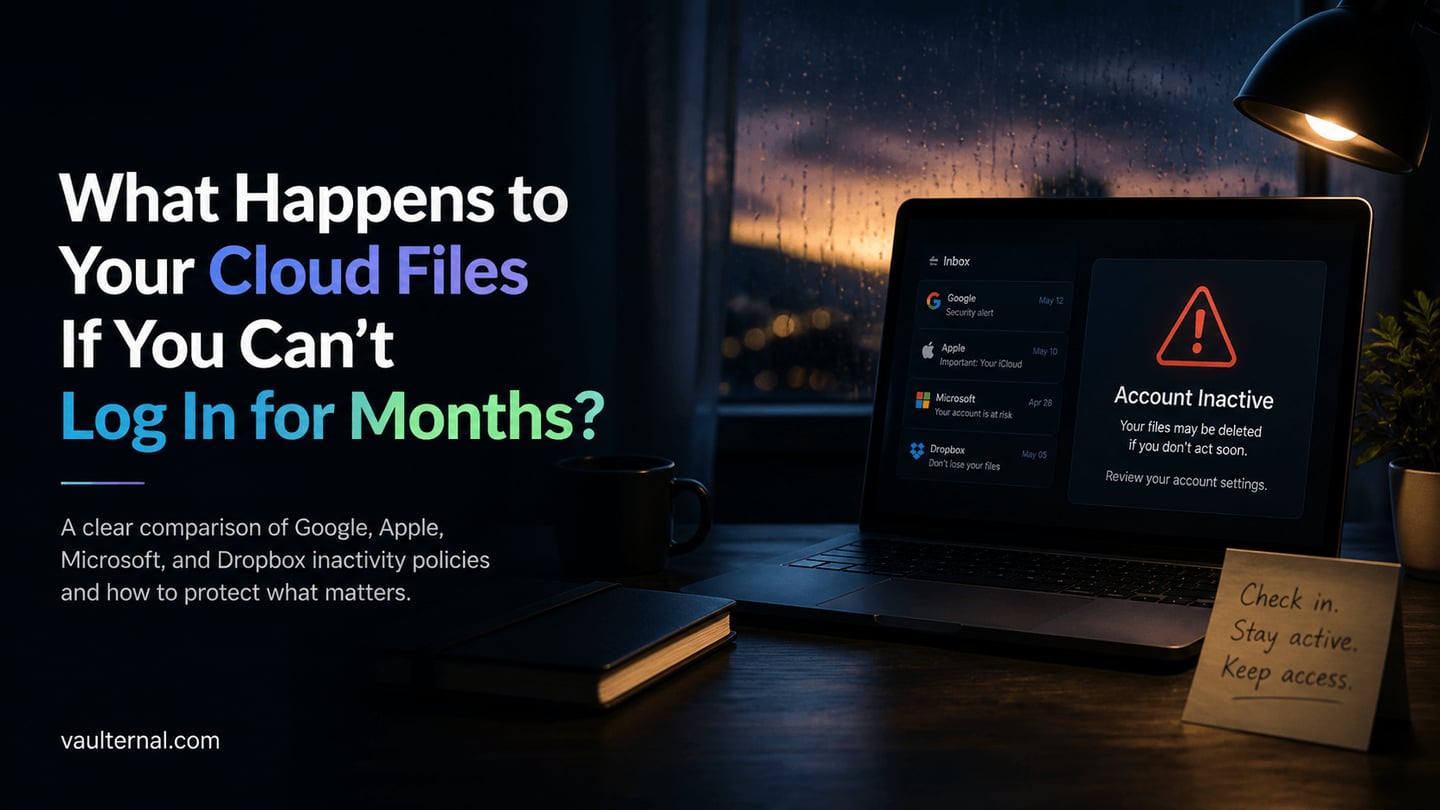 What Happens to Your Cloud Files If You Can't Log In for Months?